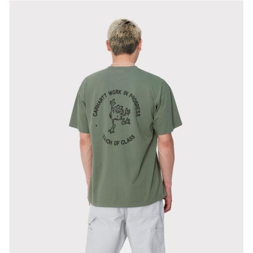 CARHARTT WIP STAMP TEE VERDE