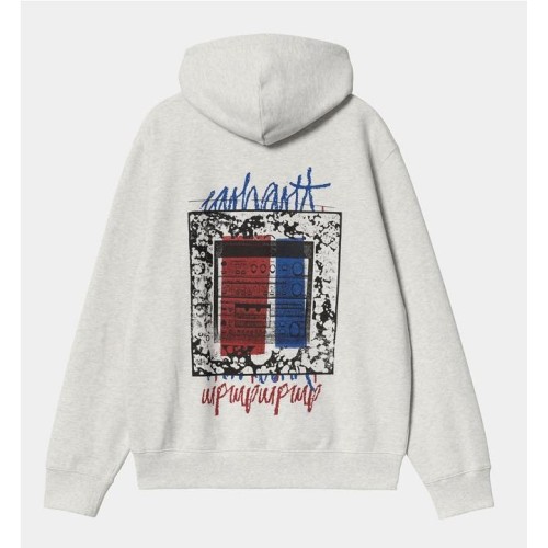 CARHARTT WIP STEREO HOODIE GRIS 2
