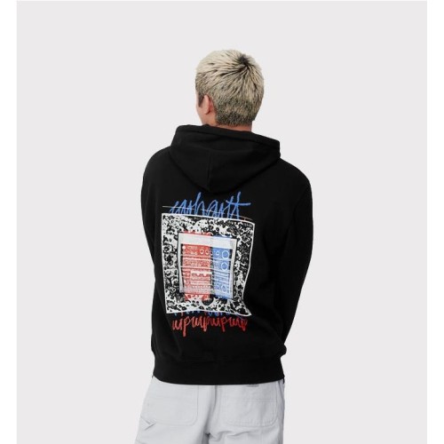 CARHARTT WIP STEREO HOODIE NEGRO