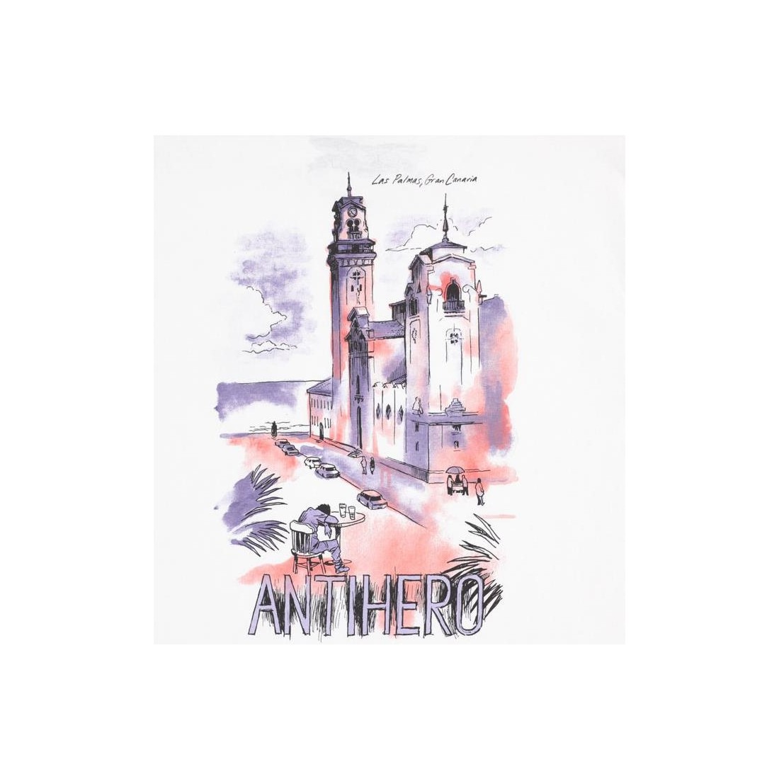 ANTIHERO CITYSCAPES TEE BLANCO