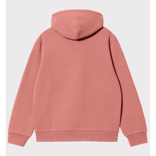 CARHARTT WIP HOODED SWEAT ROSADO 2