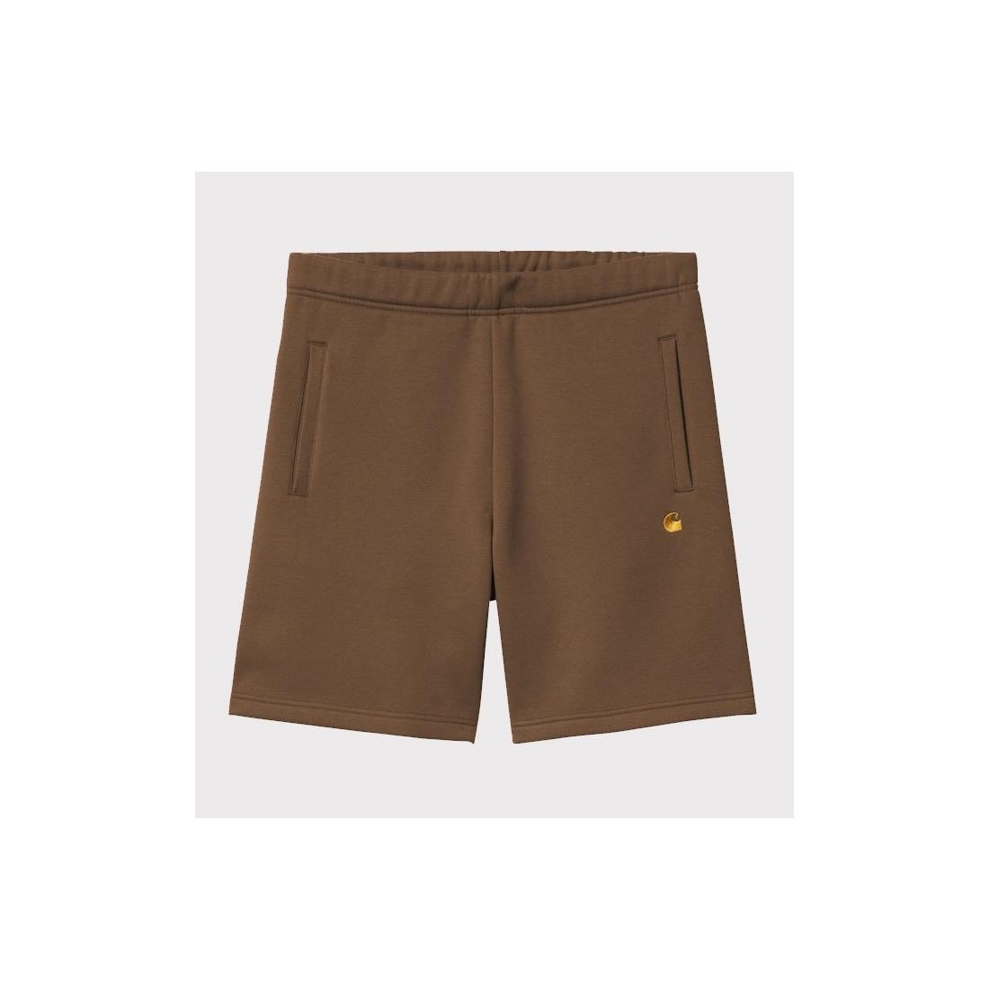CARHARTT WIP CHASE SWEAT SHORT MARRON
