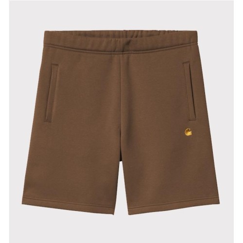 CARHARTT WIP CHASE SWEAT SHORT MARRON