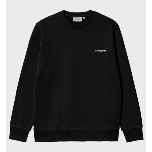 CARHARTT WIP SCRIPT EMB SWEAT NEGRO