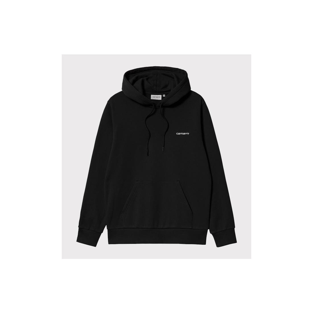 CARHARTT WIP SCRIPT EMB HOODED NEGRO
