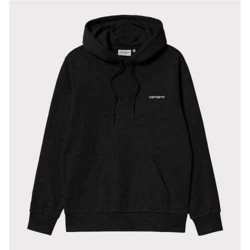 CARHARTT WIP SCRIPT EMB HOODED NEGRO
