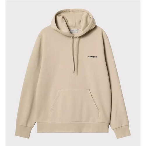 CARHARTT WIP SCRIPT EMB HOODED BEIGE