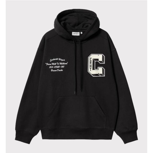 CARHARTT WIP BROWN DUCKS HOOD NEGRO