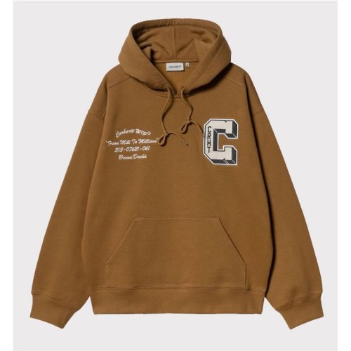 CARHARTT WIP BROWN DUCKS HOOD BEIGE