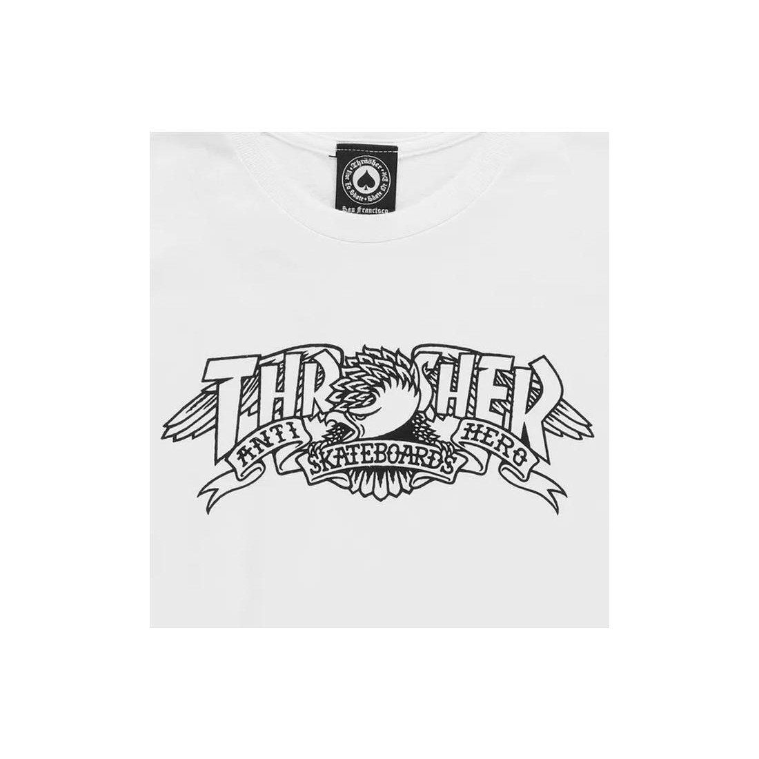 THRASHER MAG BANNER TEE BLANCO