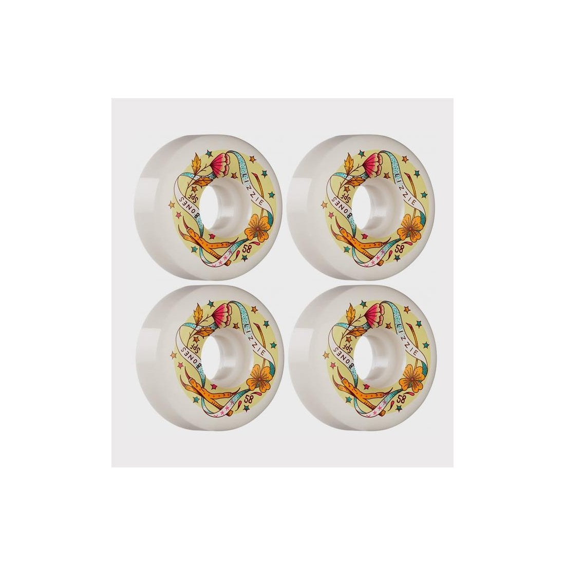 BONES ARMATO LUCKY 58MM SPF BLANCO