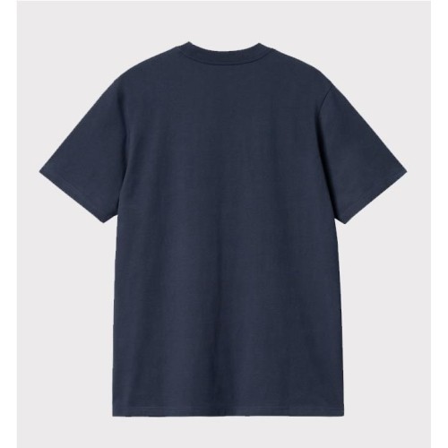 CARHARTT WIP SCRIPT TEE AZUL MARINO 2