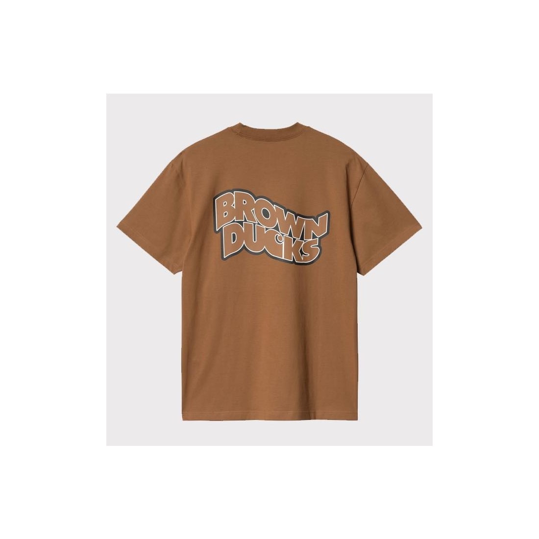 CARHARTT WIP BROWN DUCK TEE MARRON