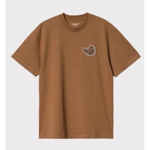 CARHARTT WIP BROWN DUCK TEE MARRON