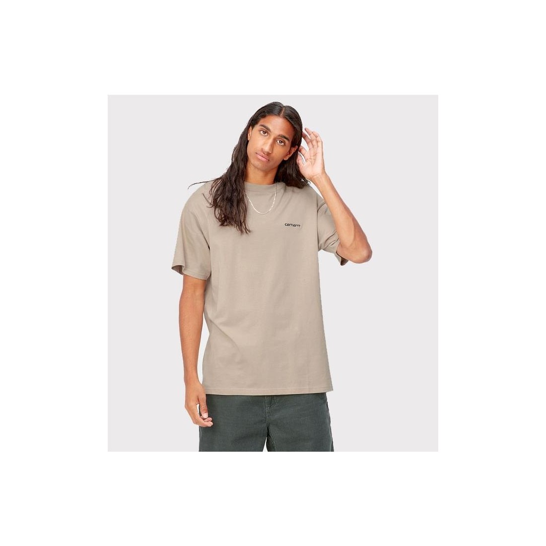 CARHARTT WIP SCRIPT EMBORIDERY BEIGE