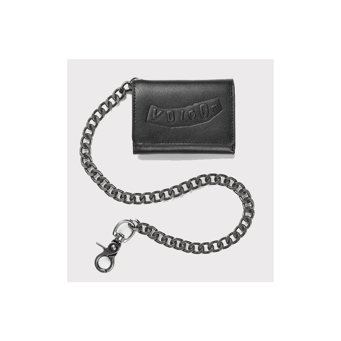 VOLCOM PISTOL LEATHER WALLET NEGRO