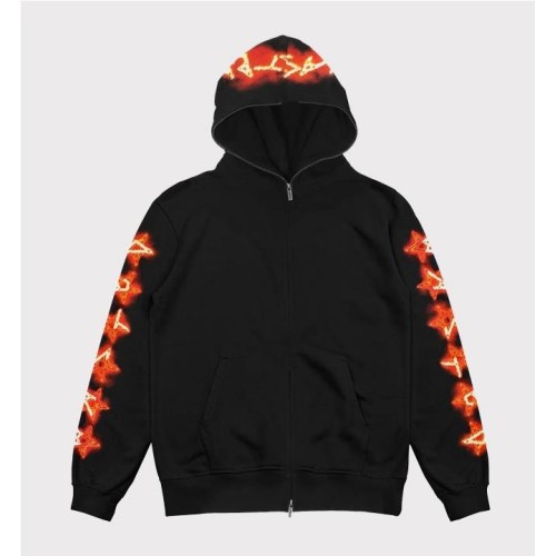 WASTED PARIS SURT HOODIE ZIP NEGRO