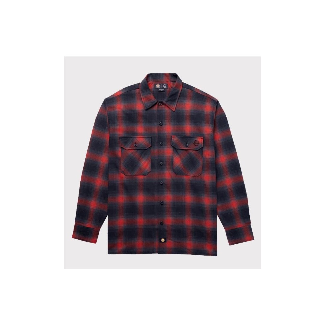 DICKIES X SPITFIRE FLANNEL SHT ROJO