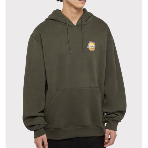 DICKIES X SPITFIRE HOODIE VERDE 2