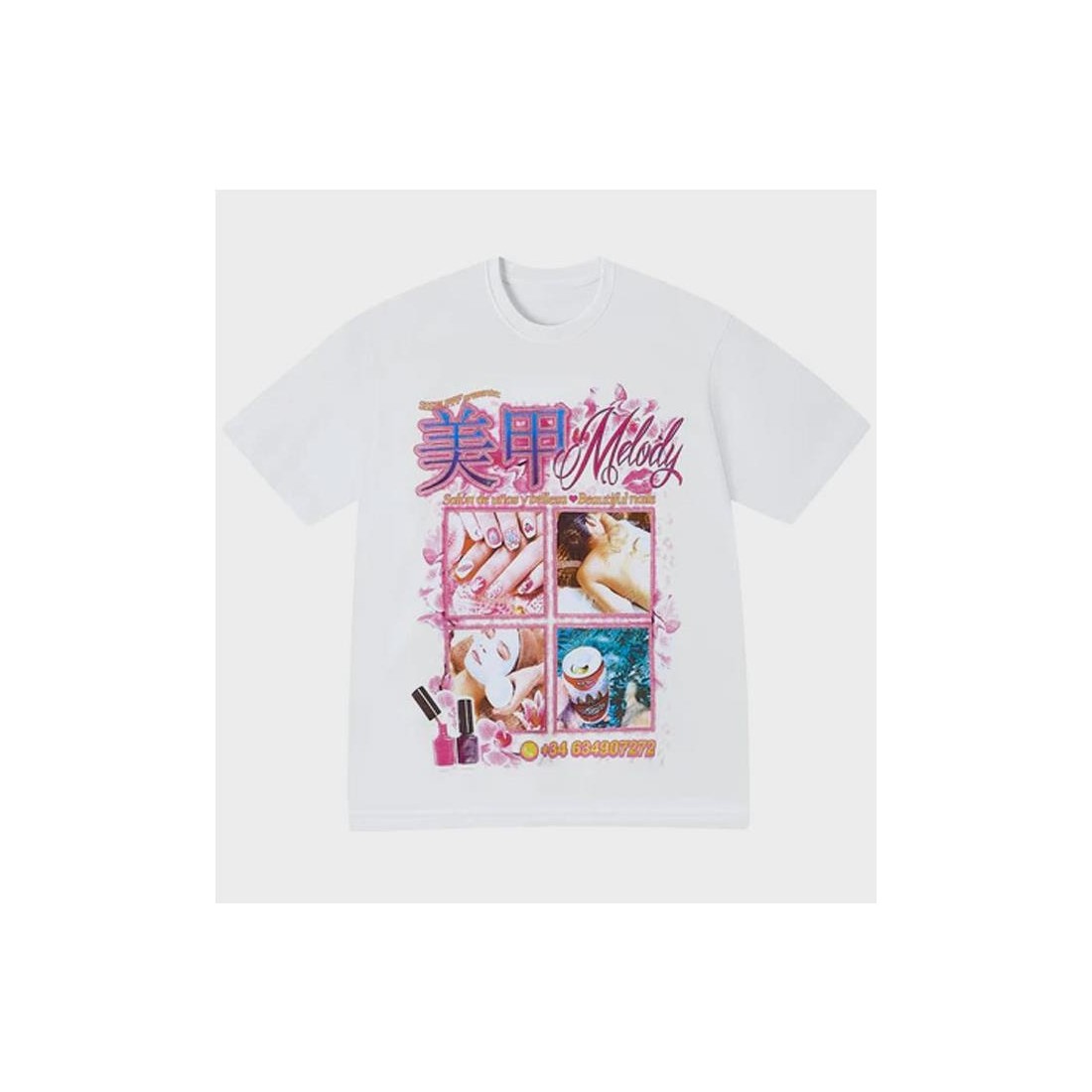 SSSTUFFF NAILS TEE BLANCO
