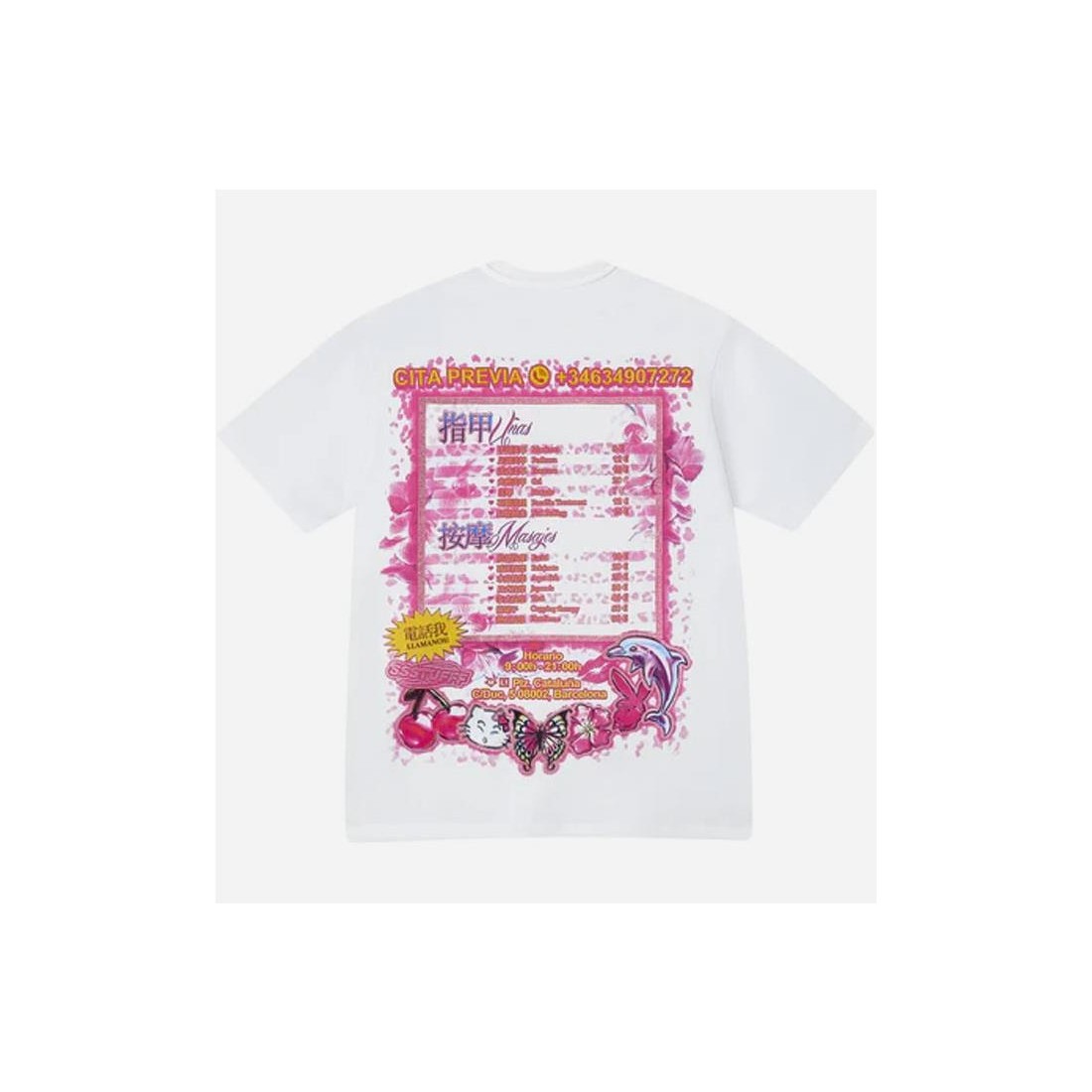SSSTUFFF NAILS TEE BLANCO