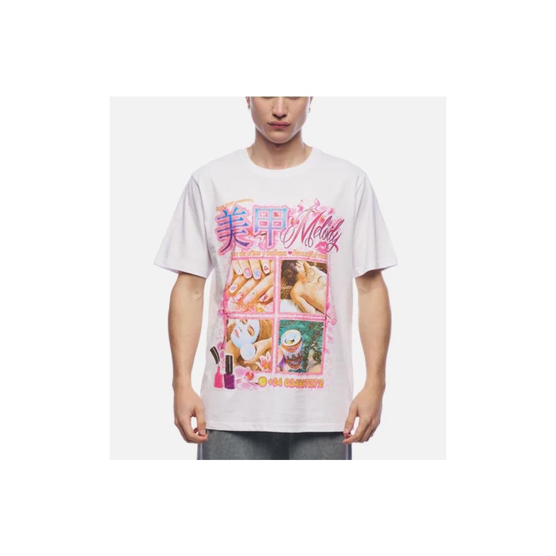 SSSTUFFF NAILS TEE BLANCO