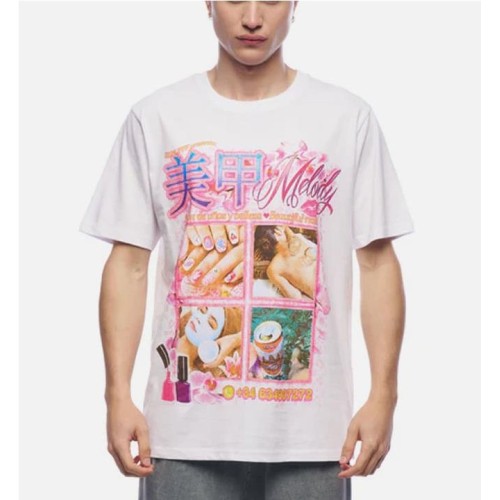 SSSTUFFF NAILS TEE BLANCO