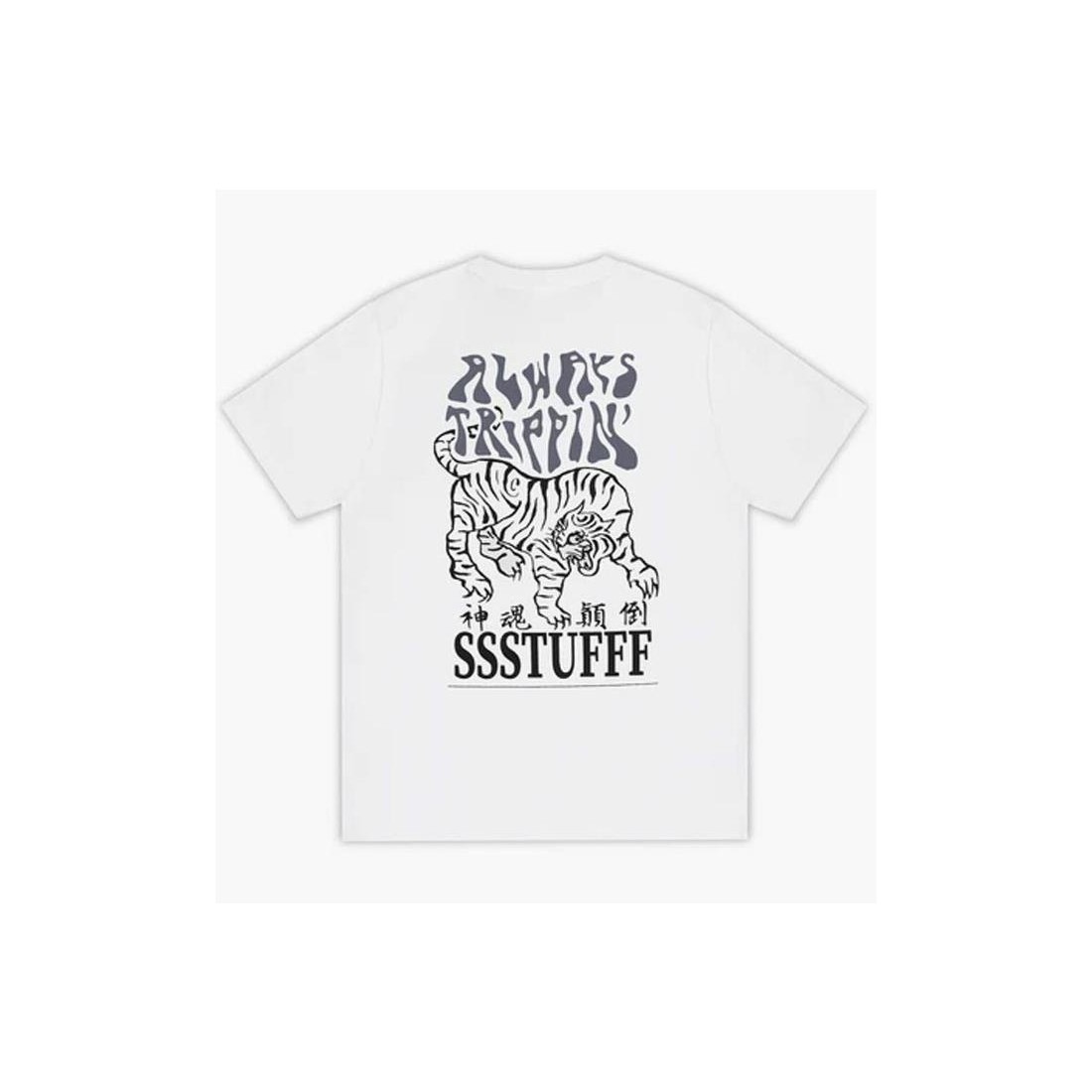 SSSTUFFF TIGER TEE BLANCO