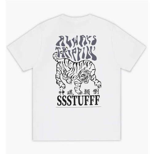 SSSTUFFF TIGER TEE BLANCO