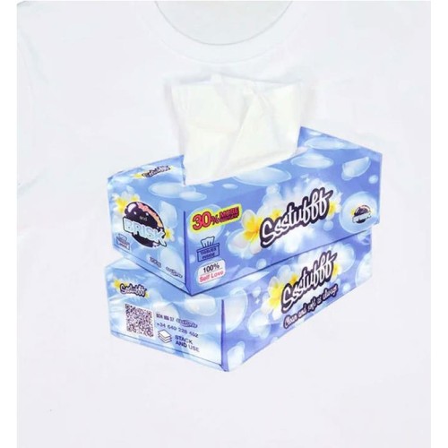 SSSTUFFF TISSUE PAPER BOX TEE NEGRO