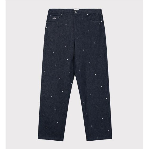 ARTE LOOSE HEART PANTS AZUL MARINO