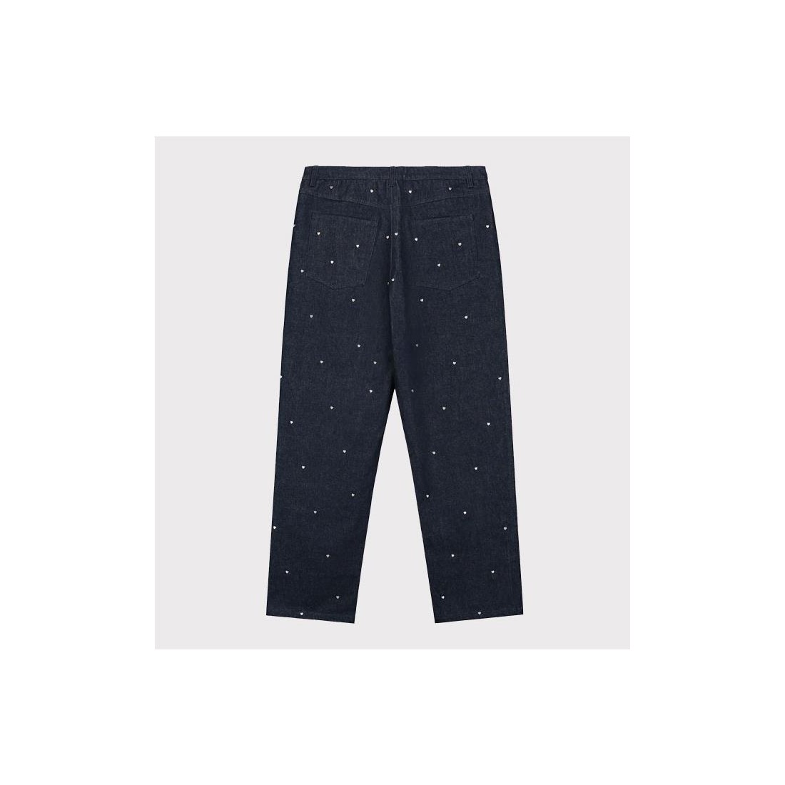 ARTE LOOSE HEART PANTS AZUL MARINO