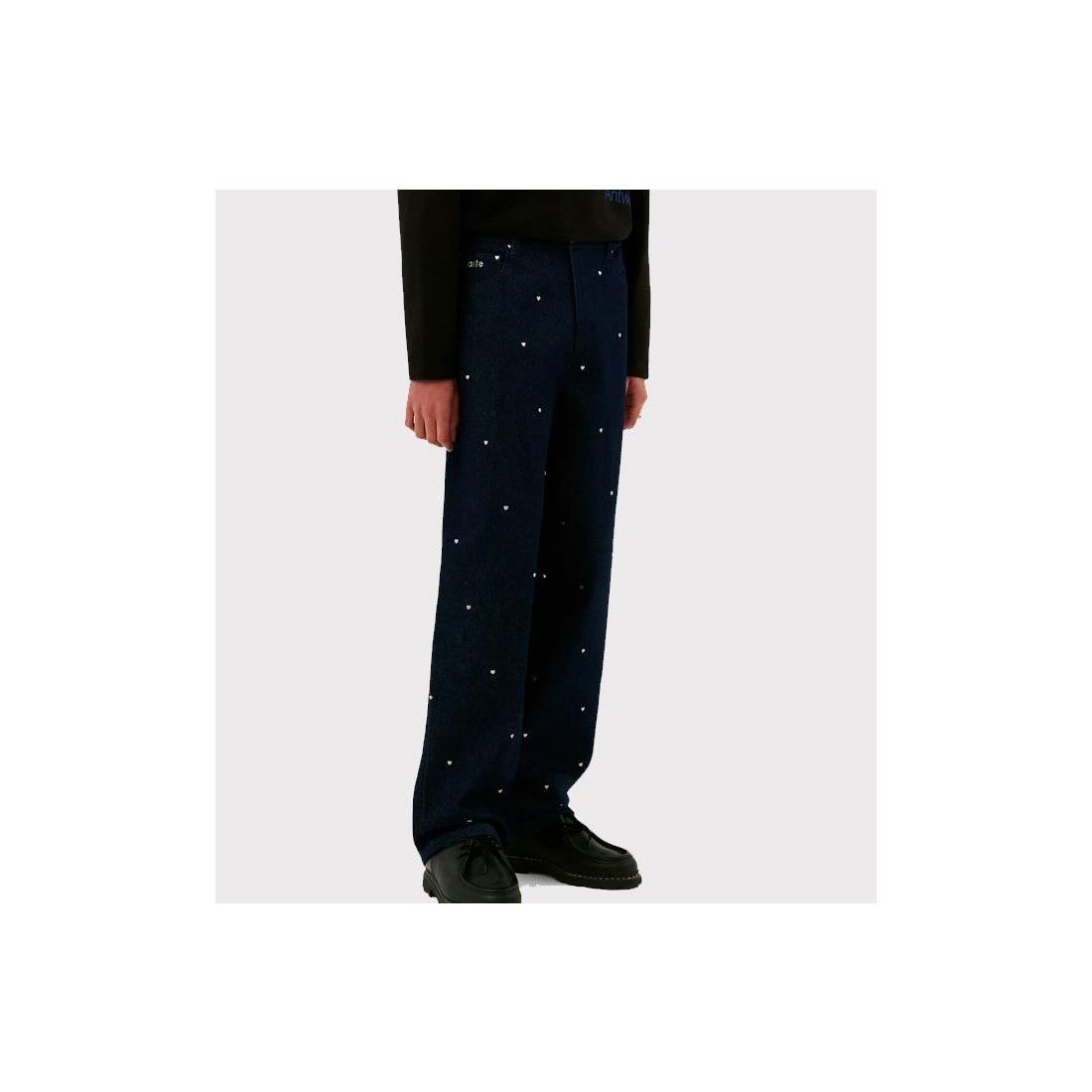 ARTE LOOSE HEART PANTS AZUL MARINO