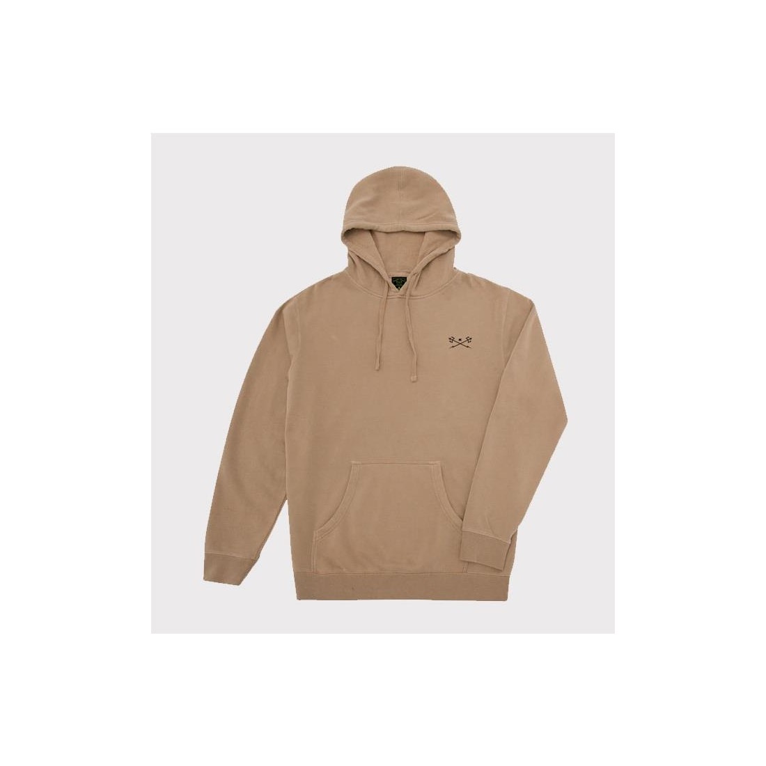 DARK SEAS GO-TO PIGMENT HOODIE BEIGE
