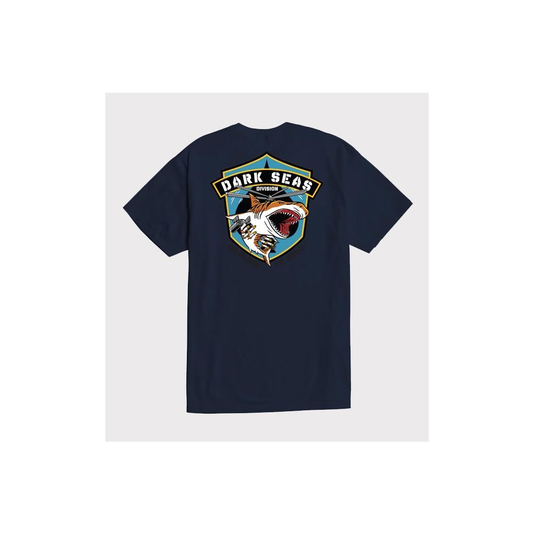 DARK SEAS CANT HIDE TEE AZUL MARINO