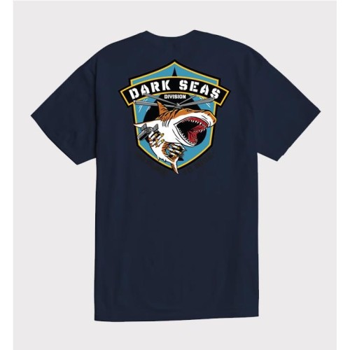 DARK SEAS CANT HIDE TEE AZUL MARINO