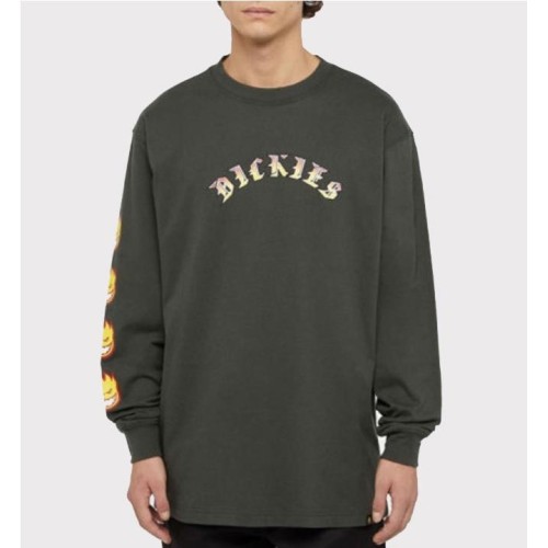 DICKIES X SPITFIRE LS TEE VERDE 2