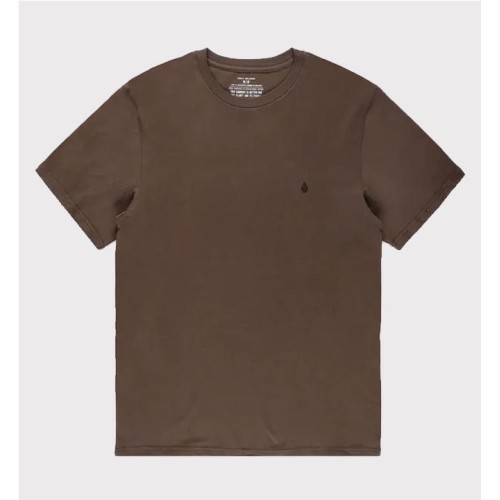 VOLCOM STONE BLANKS TEE MARRON