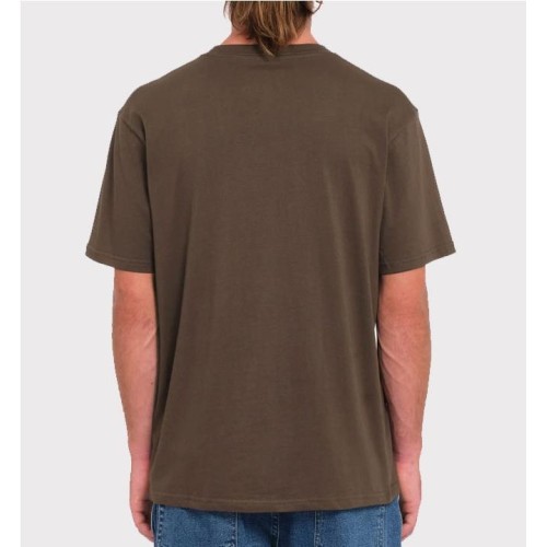 VOLCOM STONE BLANKS TEE MARRON 2
