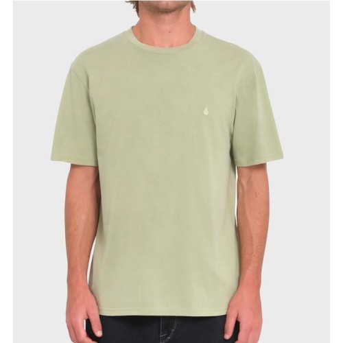 VOLCOM SOLID STONE EMB TEE VERDE
