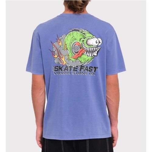 VOLCOM CRAZEE WHEEL TEE VIOLETA