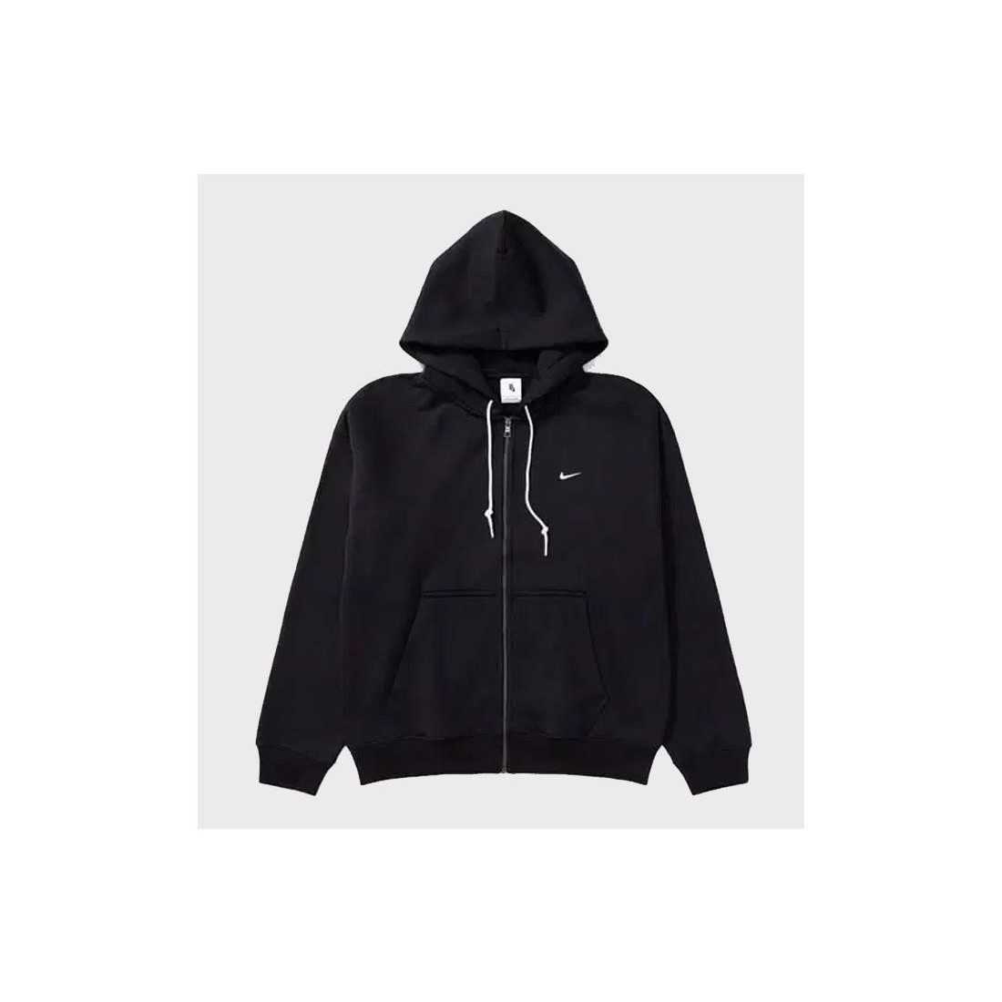 NIKE SOLO SWOOSH FULL-ZIP NEGRO