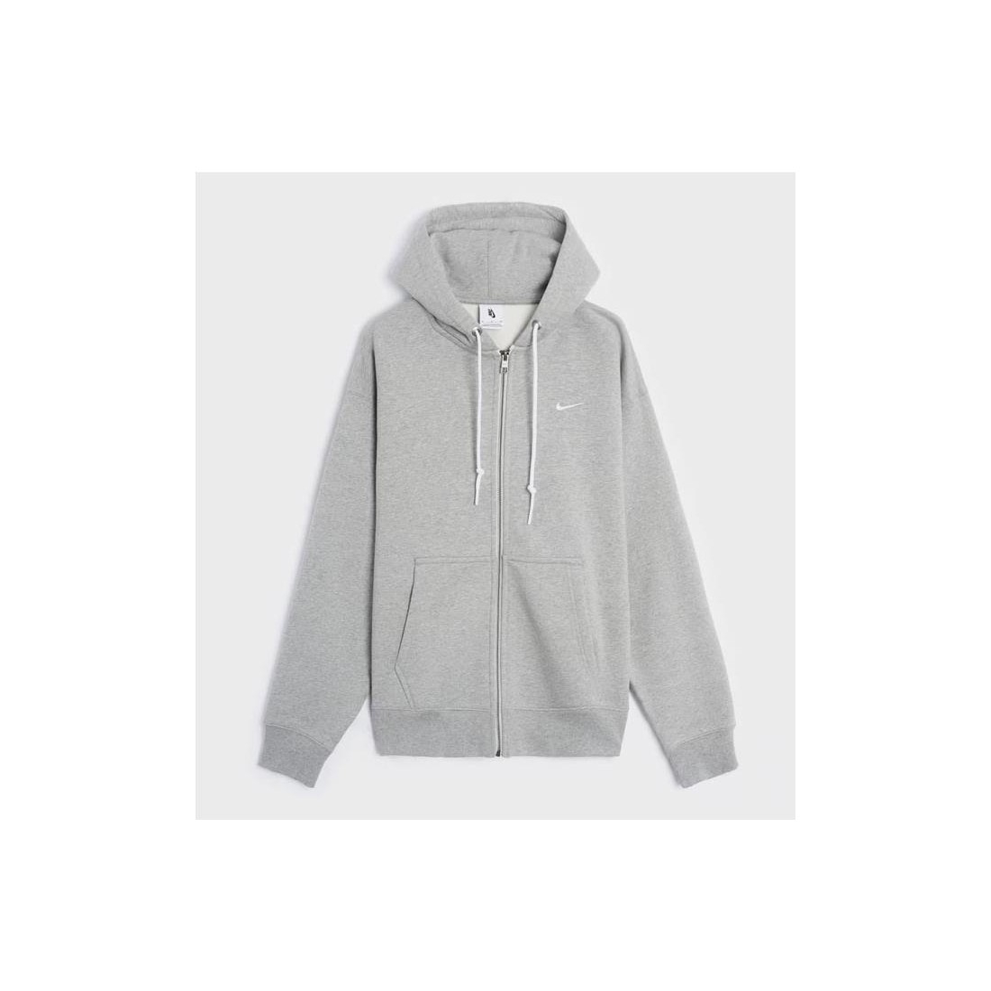 NIKE SOLO SWOOSH FULL-ZIP GRIS