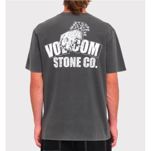VOLCOM STONE FORCE CO TEE NEGRO