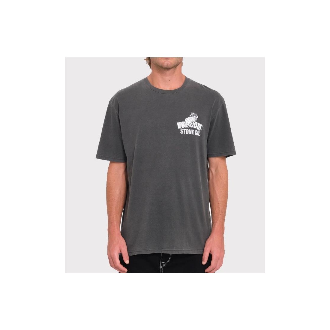 VOLCOM STONE FORCE CO TEE NEGRO