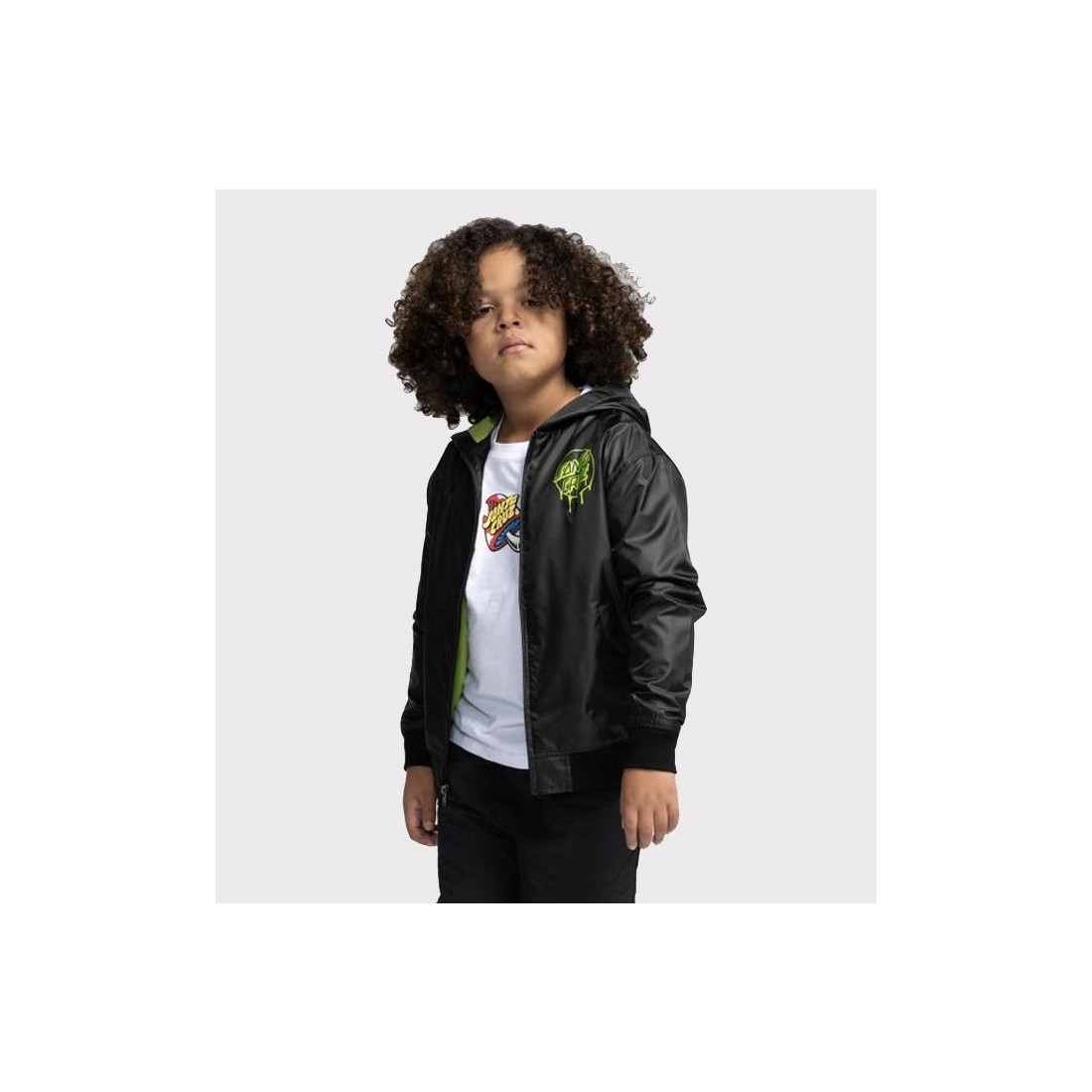 SANTA CRUZ LIQUID DOT JACKET Y NEGRO