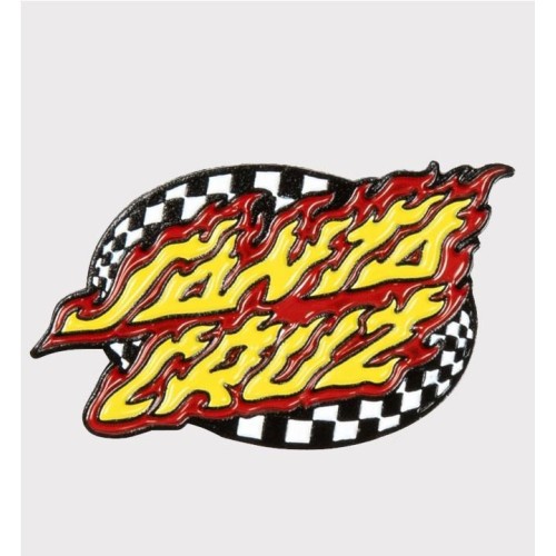 SANTA CRUZ OVAL CHECK FLAME AMARILLO