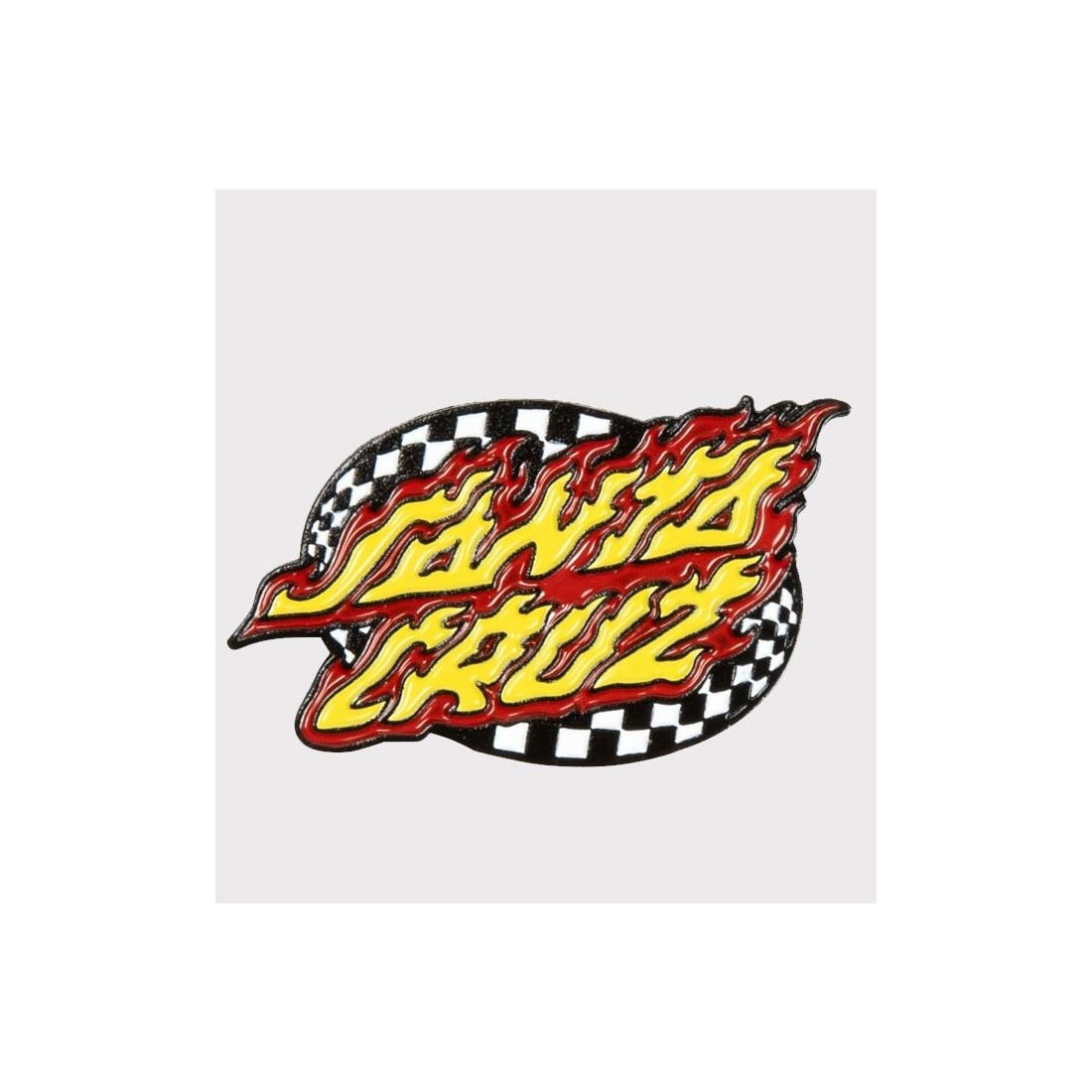 SANTA CRUZ OVAL CHECK FLAME AMARILLO