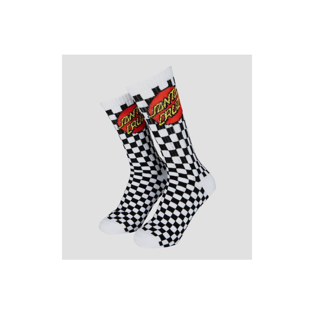 SANTA CRUZ SOCK BEAT CHECK BLANCO