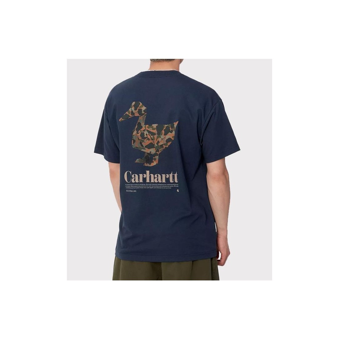 CARHARTT WIP FOLD DUCK TEE AZUL